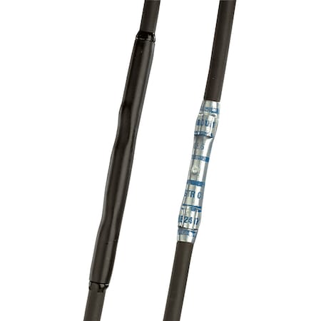 Panduit Adhesive Lined Heat Shrink Tube, Thin Wall, 3:1 I.D. Shrink Ratio, 0.19 in I.D. Before Shrinking, Black, 48 in, 25 PK HSTTA19-48-Q